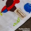 Infaneo Muslin Cotton and Combed Terry Fast Drying Face Towels set of 3 - 167A - 30 x 30 cm