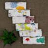 BABYNAPKIN-172A-MULTI_2 Infaneo Organic Muslin Cotton Washcloths for Babies in Seamless Prints - 172A