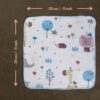 BABYNAPKIN-172A-MULTI_3 Infaneo Organic Muslin Cotton Washcloths for Babies in Seamless Prints - 172A