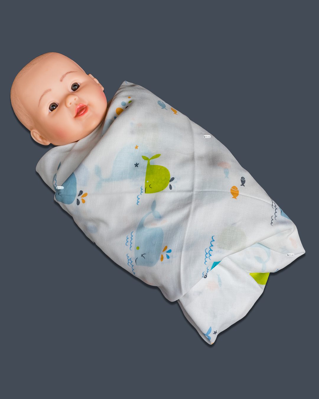 INFANEO - Trusted Premium Newborn Baby Products Brand from Mumbai 10 Infaneo Muslin Cotton Swaddle Wrap - 18401 - Main Image