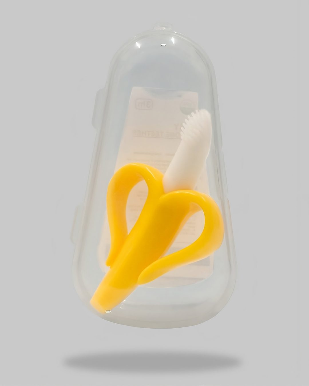 INFANEO - Trusted Premium Newborn Baby Products Brand from Mumbai 16 Infaneo Baby Banana Teether Toothbrush - 8018 - Yellow - Main Image