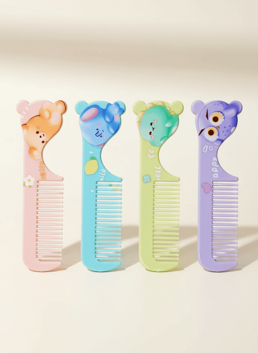 INFANEO - Trusted Premium Newborn Baby Products Brand from Mumbai 6 INFANEO® Baby Hair Comb Set - 7105 - Pack of 2 - Main Image