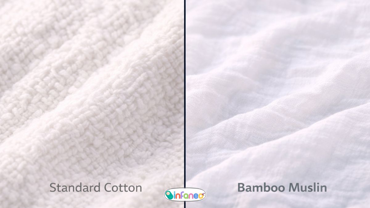 Bamboo vs. Cotton Blankets: Why Material Matters for Summer Naps 8 Bamboo vs. Regular Cotton Fabric Comparison