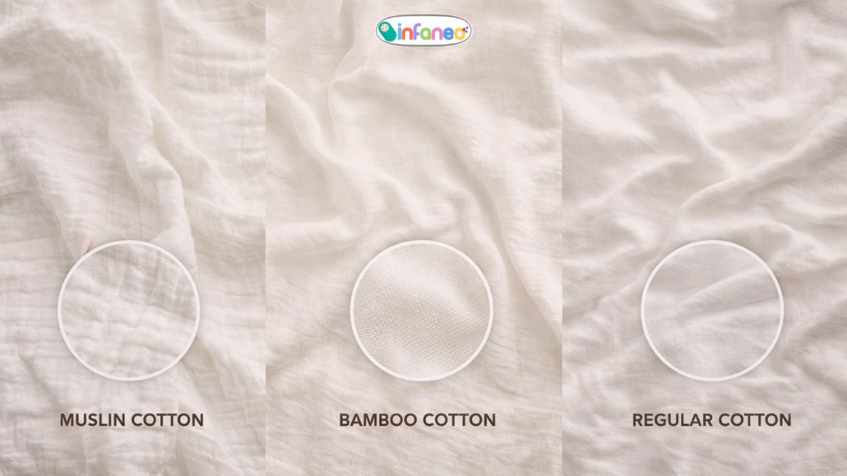 Master the Art of Swaddling: A Step-by-Step Guide for New Papa 11 Muslin vs. Bamboo vs. Regular Cotton Fabric Comparison