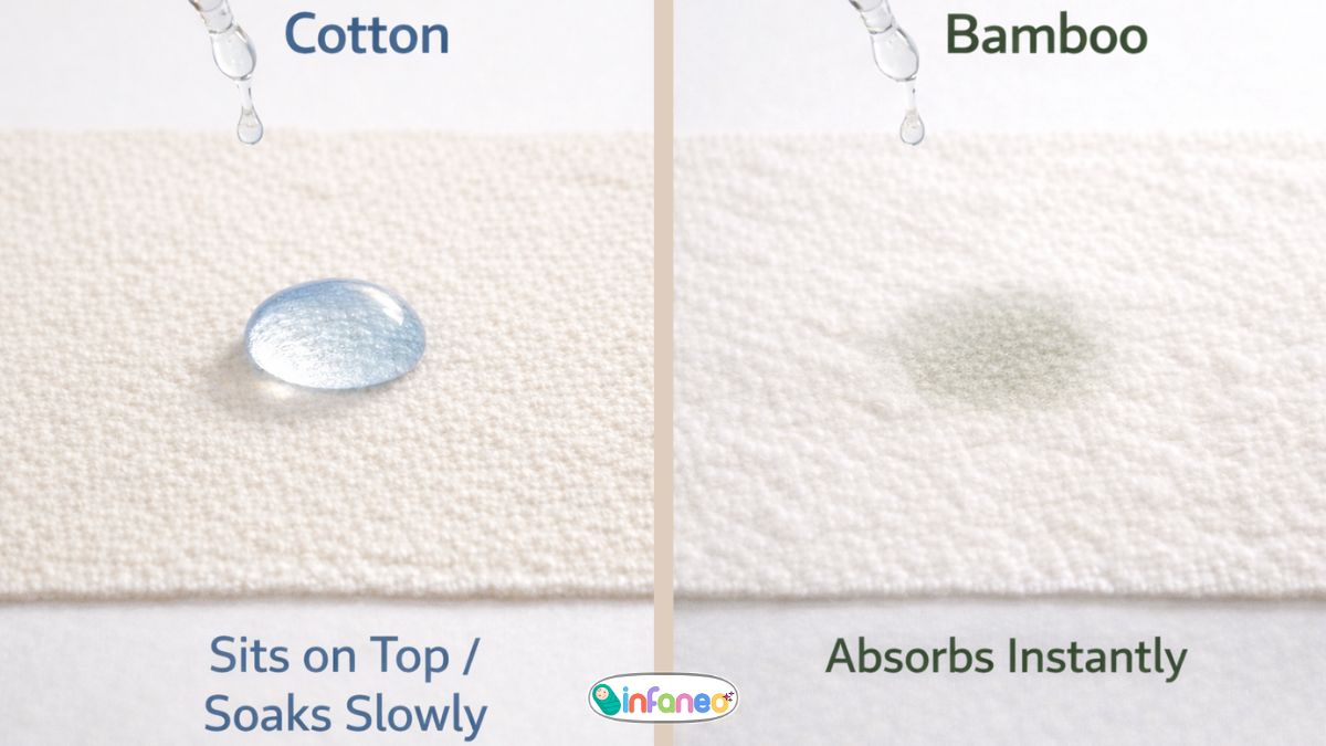 Bamboo Cotton Moisture Wicking Capacity