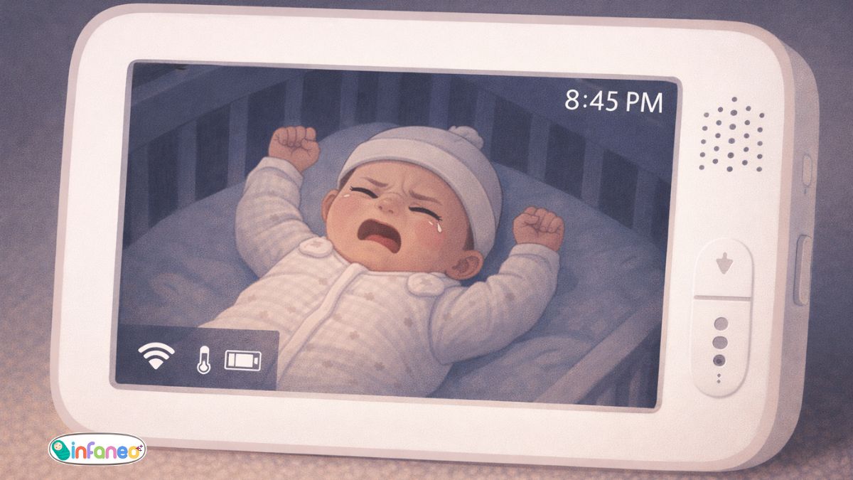 The False Start of Baby Sleep seen in Baby Monitor