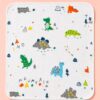 Infaneo Muslin Cotton Blanket for Baby - 131 - White - Full Open Blanket Image