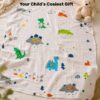 Infaneo Muslin Cotton Blanket for Baby - 131 - White - Lifestyle Image