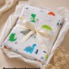 Infaneo Muslin Cotton Blanket for Baby - 131 - White - Premium Gifting Presentation Image