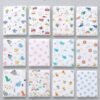 INFANEO® Muslin Cotton Swaddle Wrap - 18401 - White - Main Image