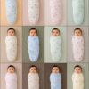 INFANEO® Printed Muslin Cotton Swaddle Wrap for Babies - 18402 - Multicolour - Multi-prints Image