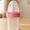 INFANEO® Baby Medicine Feeder with Pacifier Soother - 6038 - Pink - 25ml - Product Dimensions Image