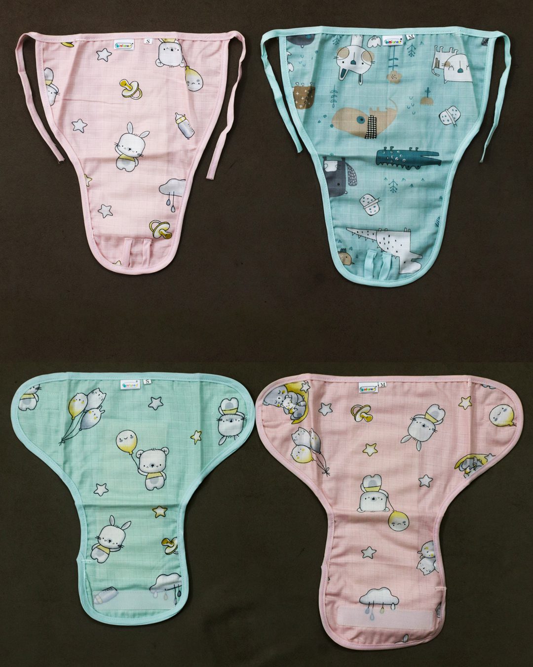 INFANEO COLOUR BAMBOO COTTON LANGOT SET PACK6