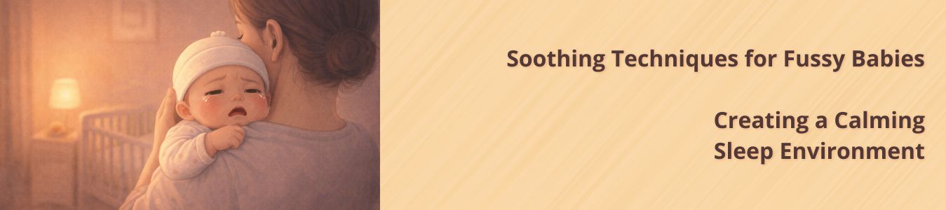 soothing techniques for fussy babies blog header